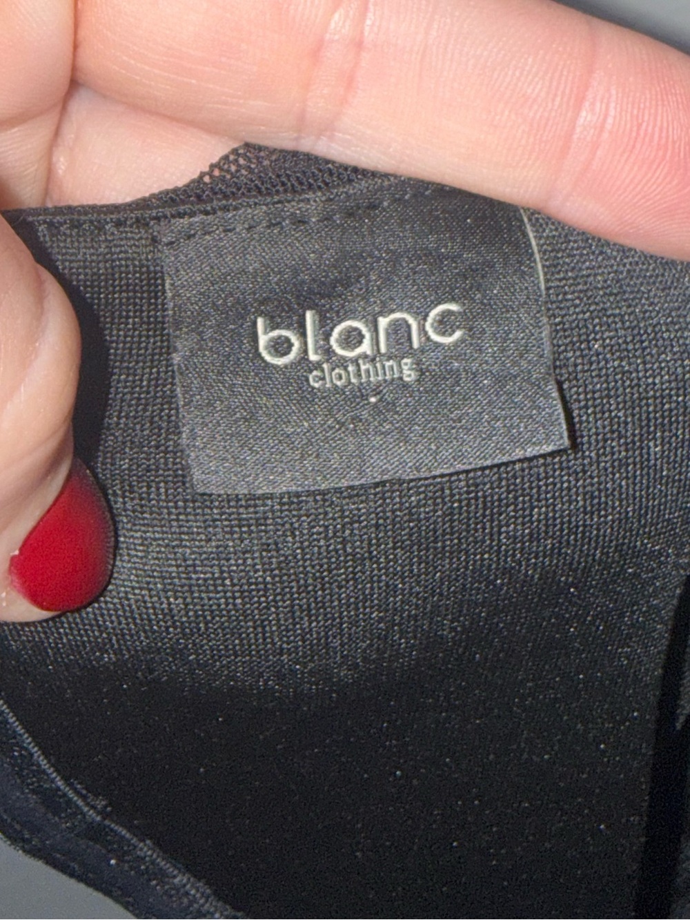 Blanc Clothing Black Strapless Cutout Mesh Back Maxi Gown Dress M - Picture 7 of 9